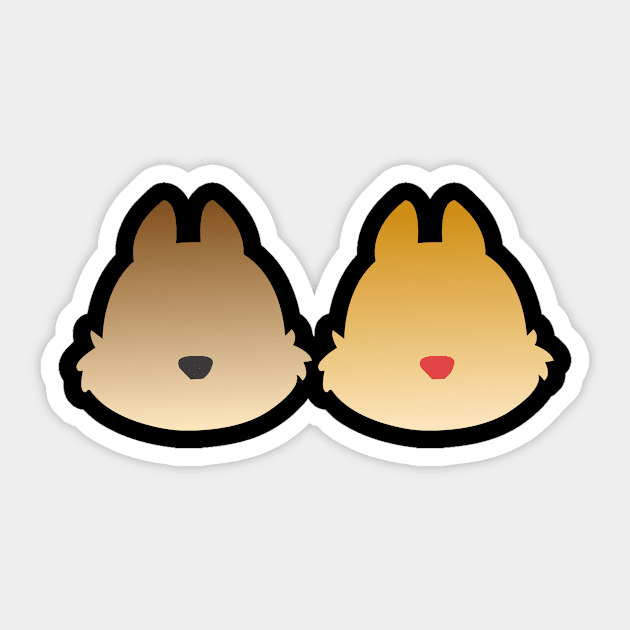 Chip Dale Sticker by LuisP96